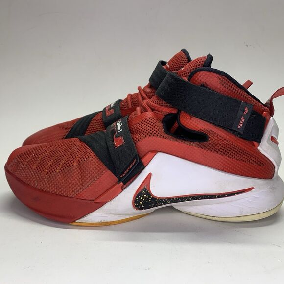 Nike LeBron Mens Size 9.5 Soldier 9 University Red Basketball - Picture 5 of 10
